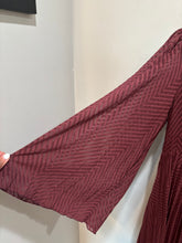 Load image into Gallery viewer, Asos Burgundy Maxi Pleated Dress
