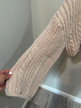 Load image into Gallery viewer, By Egreis Tan Distressed Sweater
