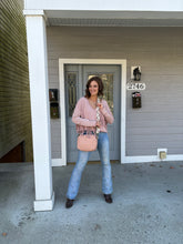 Load image into Gallery viewer, Madewell Blush Leather Crossbody Bag
