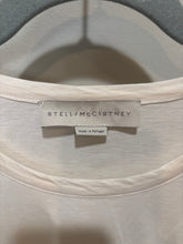 Load image into Gallery viewer, Stella Mccartney Cream Peplum Silk Top
