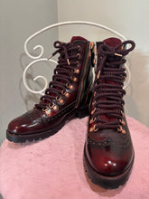 Load image into Gallery viewer, The Desk of Angela Scott Burgundy Boots
