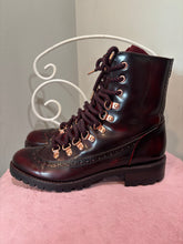 Load image into Gallery viewer, The Desk of Angela Scott Burgundy Boots
