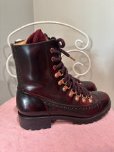 Load image into Gallery viewer, The Desk of Angela Scott Burgundy Boots
