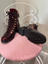 Load image into Gallery viewer, The Desk of Angela Scott Burgundy Boots
