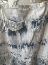 Load image into Gallery viewer, Vintage Light Blue Tie Dye Shorttalls
