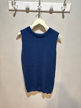 Load image into Gallery viewer, Blue Knit 2Piece Shorts Sweater Set
