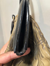 Load image into Gallery viewer, Vintage Prada Olive Gaufre Gathered Leather Tote
