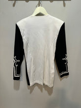 Load image into Gallery viewer, Vintage Cline Kolarek White Embroidered Blazer
