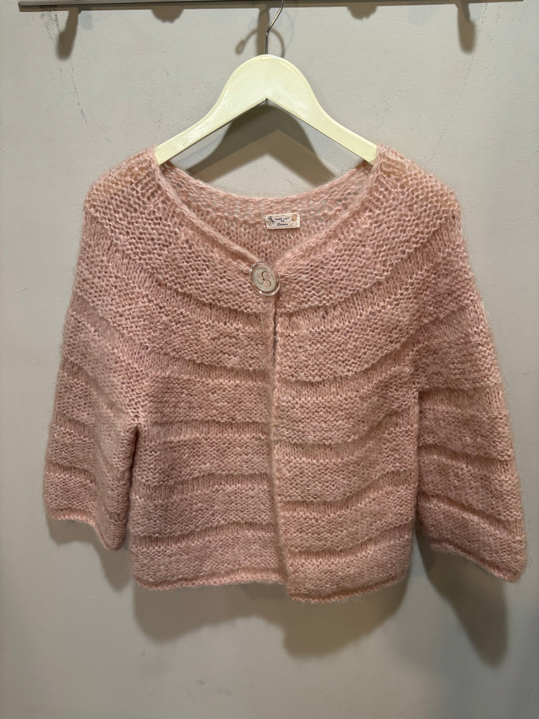 Vintage Elenenora Pink Handknit Sweater