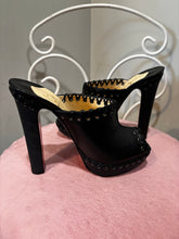 Load image into Gallery viewer, Christian Louboutin Black Platform Mule Clogs
