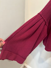 Load image into Gallery viewer, We the Free Burgundy Knit Top

