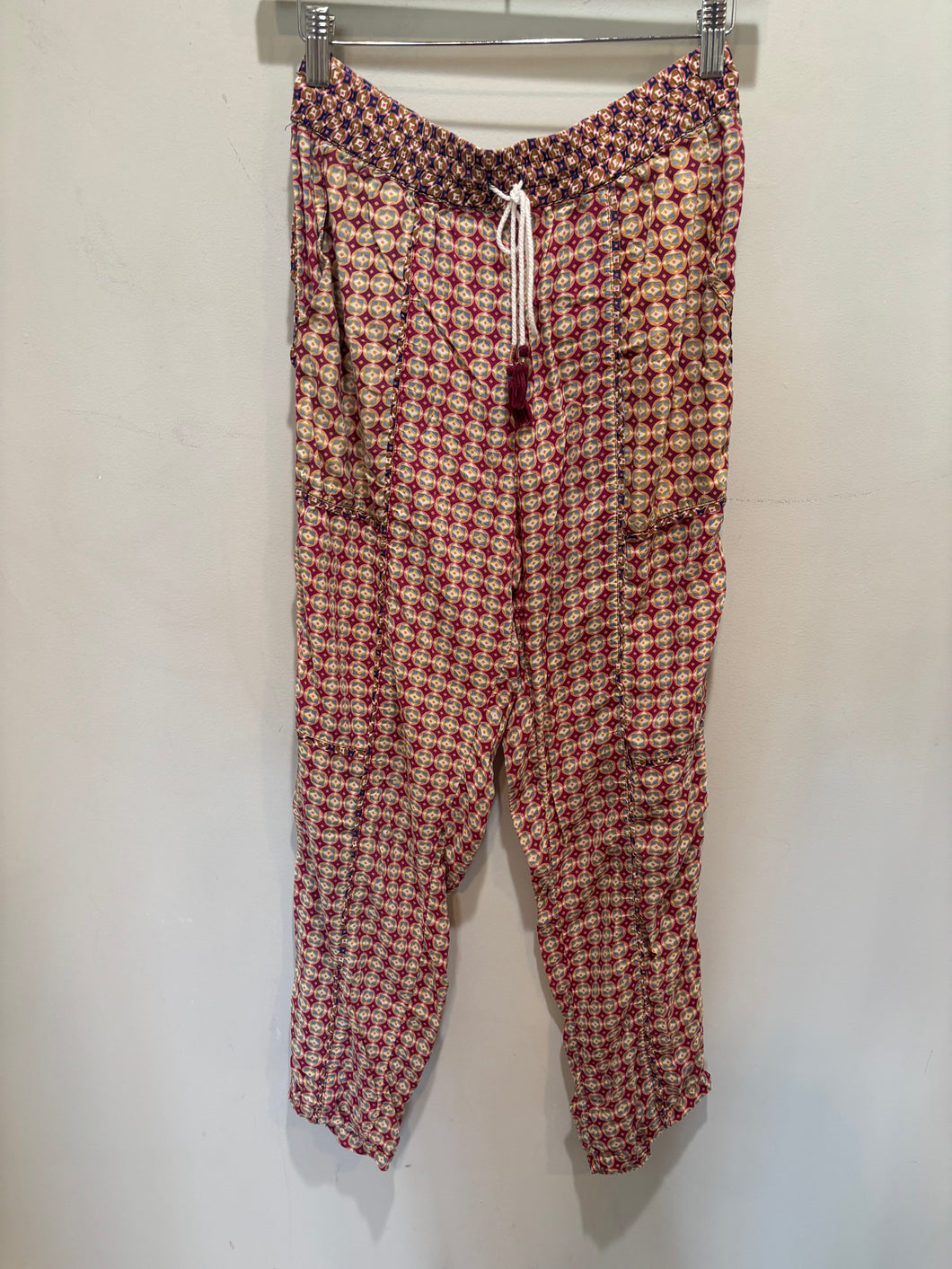 Anthropologie Tan Pattern Multicolor Pants