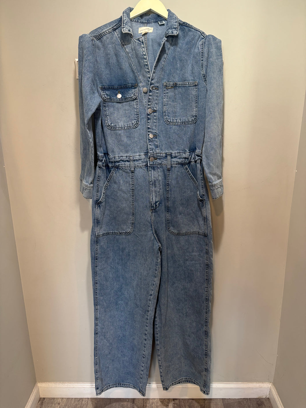 Light Wash Denim Jumpsuit