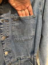 Load image into Gallery viewer, Light Wash Denim Jumpsuit
