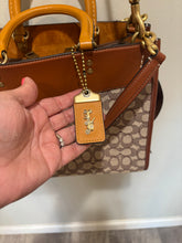 Load image into Gallery viewer, Coach Tan Monogram Satchel Bag
