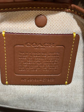 Load image into Gallery viewer, Coach Tan Monogram Satchel Bag
