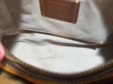 Load image into Gallery viewer, Coach Tan Monogram Satchel Bag
