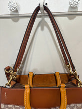 Load image into Gallery viewer, Coach Tan Monogram Satchel Bag
