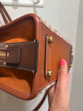 Load image into Gallery viewer, Coach Tan Monogram Satchel Bag

