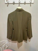 Load image into Gallery viewer, Vintage Passions Green Double Breasted Blazer
