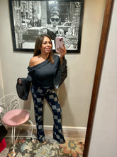 Load image into Gallery viewer, Vintage Monge Mini Flare Patchwork Jeans

