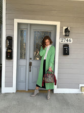 Load image into Gallery viewer, Free People Green Maxi Cardigan

