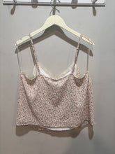 Load image into Gallery viewer, Miss Me Cream Silky Floral Cami Top
