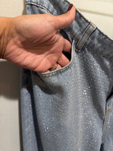 Load image into Gallery viewer, Light Wash Studded Wideleg Jeans
