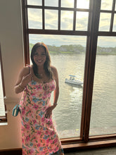 Load image into Gallery viewer, Lelis Pink Floral Maxi Dress
