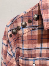 Load image into Gallery viewer, We The Free Mauve Plaid Embellished Top
