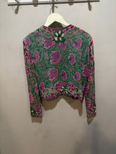Load image into Gallery viewer, Vintage Jasdee Fashion Inc Multicolor Beaded Silk Jacket
