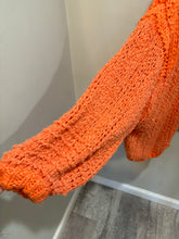 Load image into Gallery viewer, Free People Orange Chunky Cardigan
