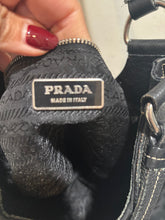 Load image into Gallery viewer, Vintage Prada Black Tessuto Nero Handbag
