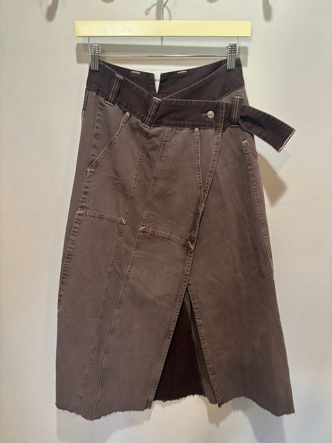 Free People Two Tone Maxi Skirt