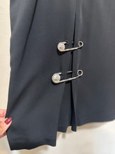 Load image into Gallery viewer, Versace Black Safety Pins Skirt
