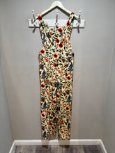 Load image into Gallery viewer, Yellow Multicolor Floral Overalls

