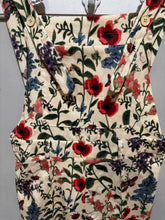 Load image into Gallery viewer, Yellow Multicolor Floral Overalls
