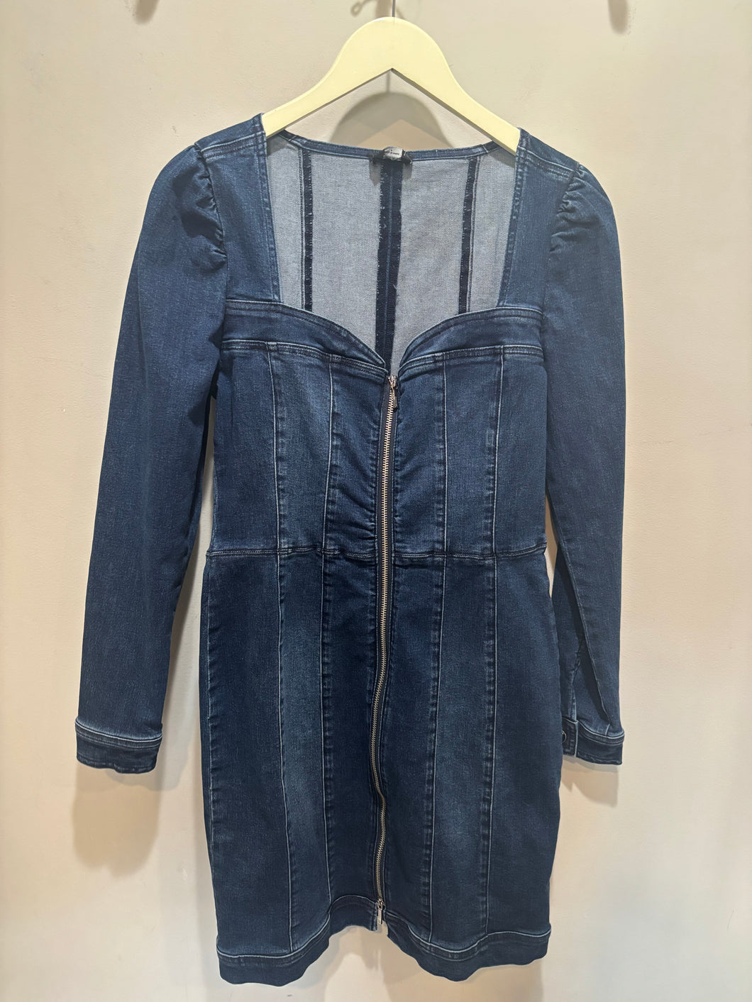 Bebe Medium Wash Denim Dress