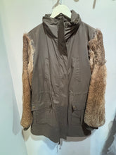 Load image into Gallery viewer, Aqua Green Utility Fur Jacket
