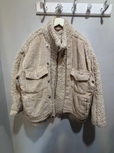 Load image into Gallery viewer, BlankNYC Cream Corduroy Sherpa Jacket
