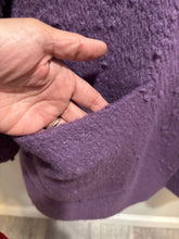 Load image into Gallery viewer, Vintage TASCA Purple Textured Coat
