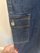 Load image into Gallery viewer, Vintage Beware Jeans Dark Wash Jumpsuit

