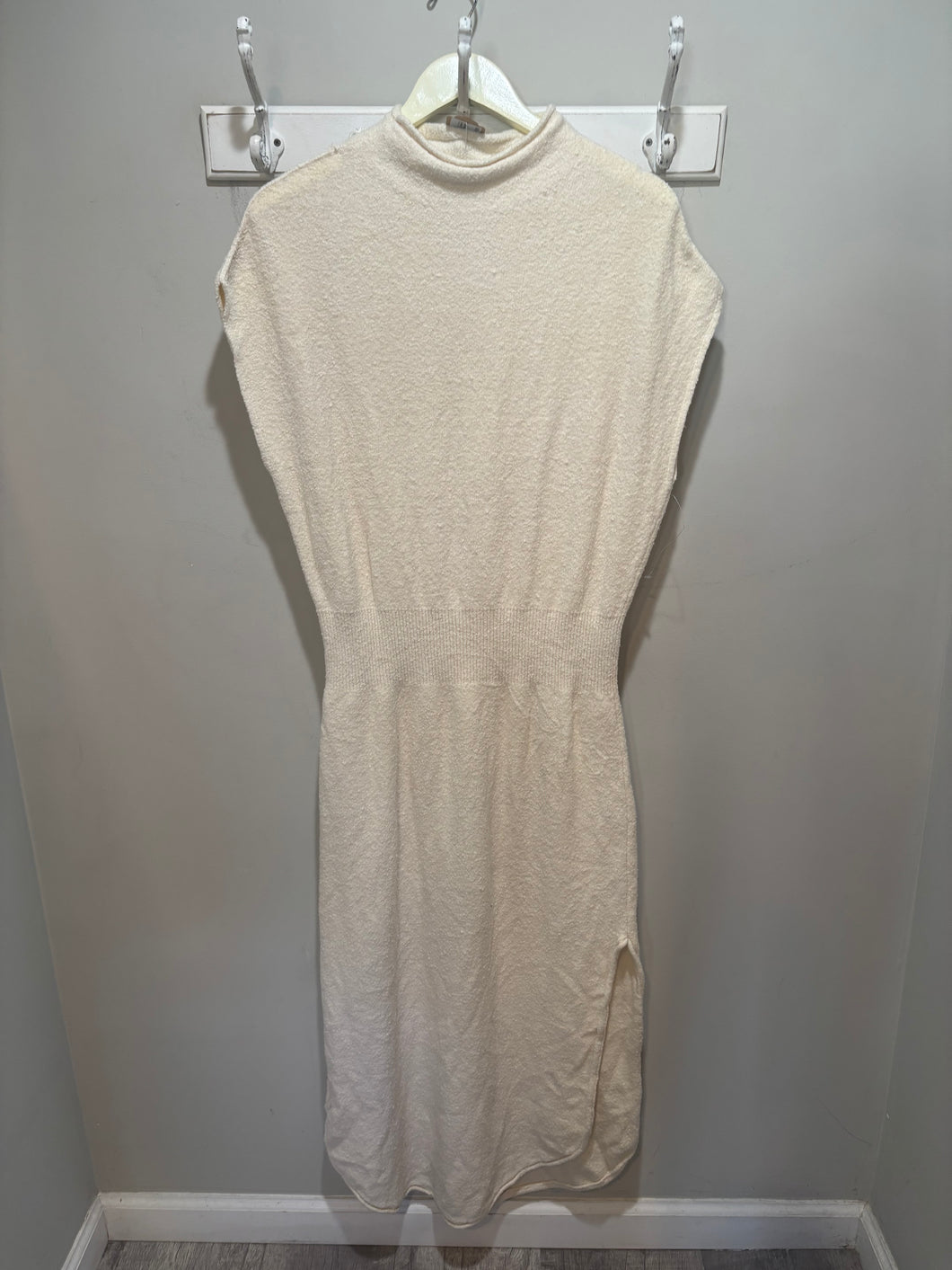 Anthropologie Daily Practice Cream Knit Dress