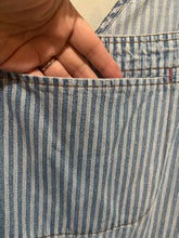 Load image into Gallery viewer, Vintage Carolina Blues Striped Overalls
