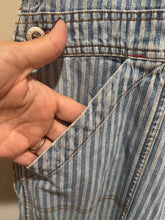 Load image into Gallery viewer, Vintage Carolina Blues Striped Overalls
