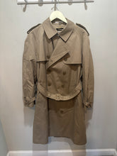Load image into Gallery viewer, Vintage Misty Harbor Tan Trench Coat
