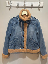Load image into Gallery viewer, We the Free Denim Sherpa Jacket
