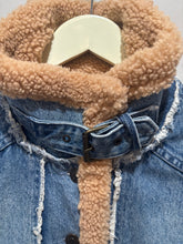 Load image into Gallery viewer, We the Free Denim Sherpa Jacket
