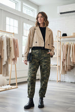 Load image into Gallery viewer, Zara Cropped Distressed Trench Jacket
