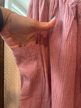 Load image into Gallery viewer, Mauve Stripes Barrel Pants
